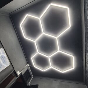 LED Hexagonal 192W Blanca Fría 6500K Para Techo