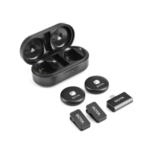 Boya Omic-U kit de micrófono doble inalámbrico con conector USB-C