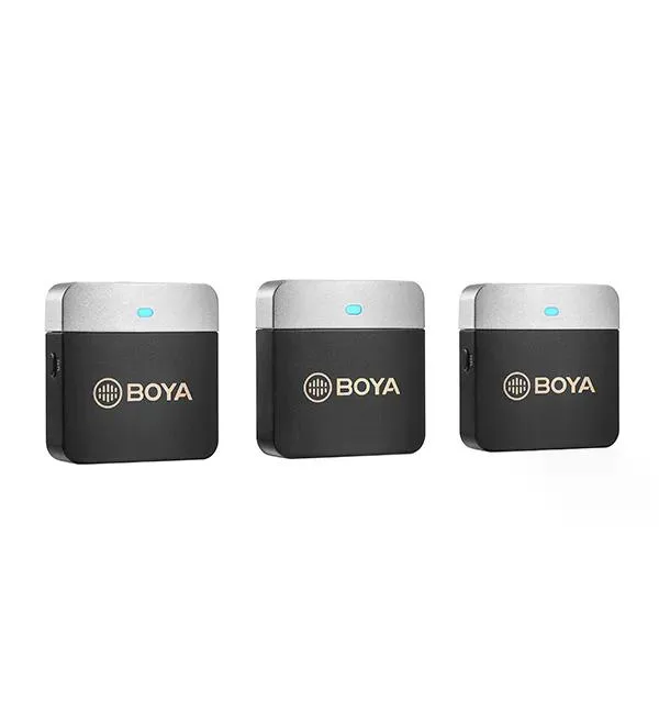 Boya BY-M1V2 Micrófono Doble TRS y TRRS Inalámbrico 60 metros Conector 3.5mm