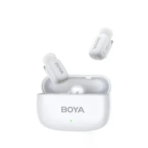 BOYAMini  Micrófono Inalámbrico Doble USb-C y Lightning - Color Blanco