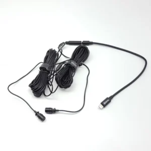 Boya BY-M2D Doble micrófono lavalier para Iphone con conector lightning