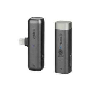 Boya BY-WM3D Micrófono Inalámbrico Para Cámaras, Android (3.5mm) y Iphone (lightning)