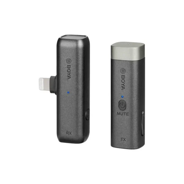 Boya BY-WM3D Micrófono Inalámbrico Para Cámaras, Android (3.5mm) y Iphone (lightning)