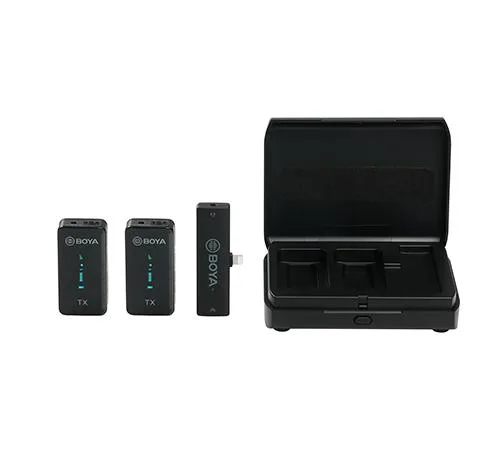Boya BY-XM6-K4 Micrófono Doble Conector Lightning  Para iOS